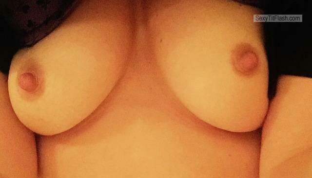 Tit Flash: My Small Tits (Selfie) - SugarTits from United States